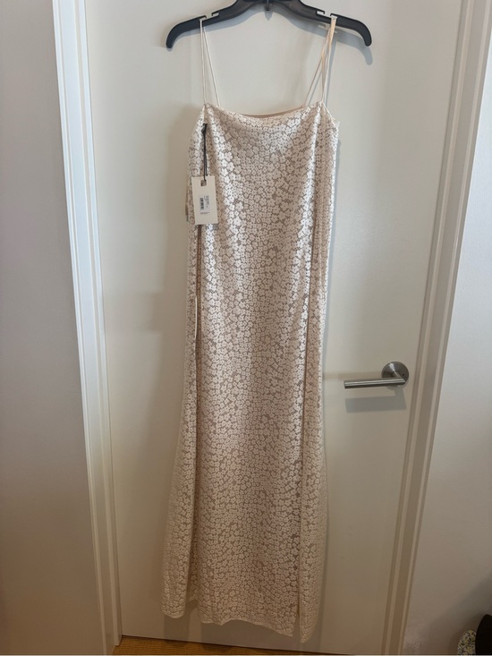STAUD Dresses & Skirts - STAUD Cream Guipere Lace Maxi Slip Dress